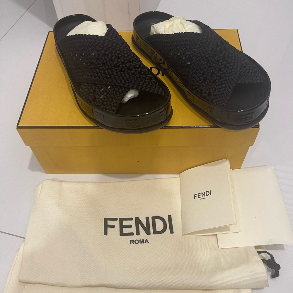 Authentic Fendi Slides size 36
